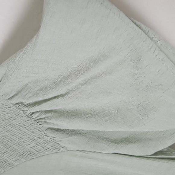 TALULAH Sage Green Ruffle Blouse - Picture 6 of 8